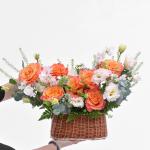 Giỏ Hoa Yêu Thương Nồng Ấm 014