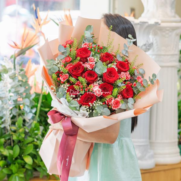 Bó Hoa Yêu Thương Đong Đầy 596