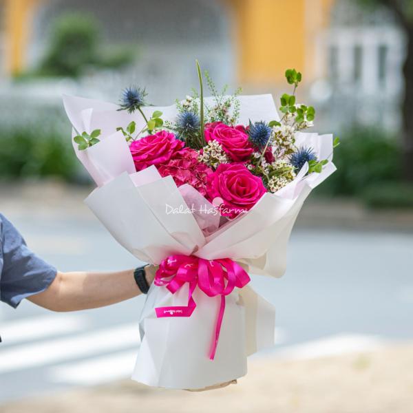 Bó Hoa Yêu Thương Nồng Ấm 020