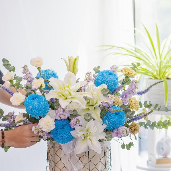 Giỏ Hoa Ngày Mới An Nhiên 517