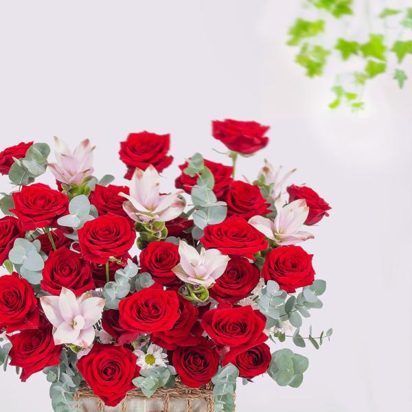 Giỏ Hoa Yêu Thương Đong Đầy 535