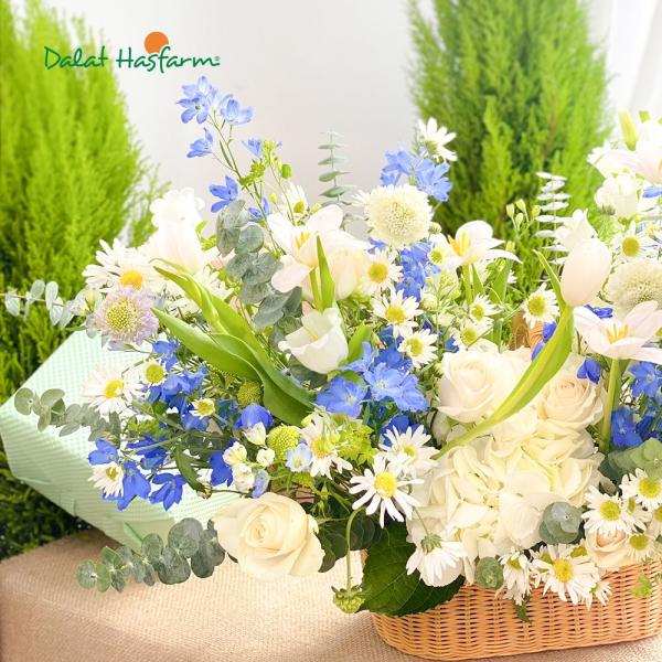 Giỏ Hoa Yêu Thương Dịu Dàng 602