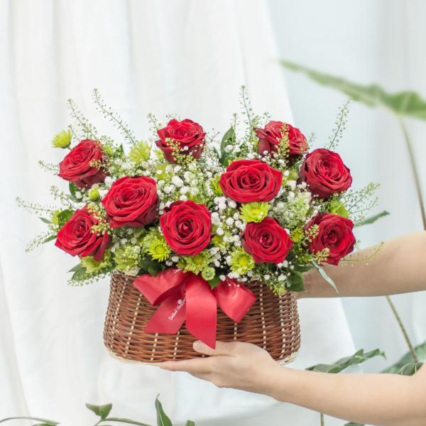 Giỏ Hoa Yêu Thương Đong Đầy 194