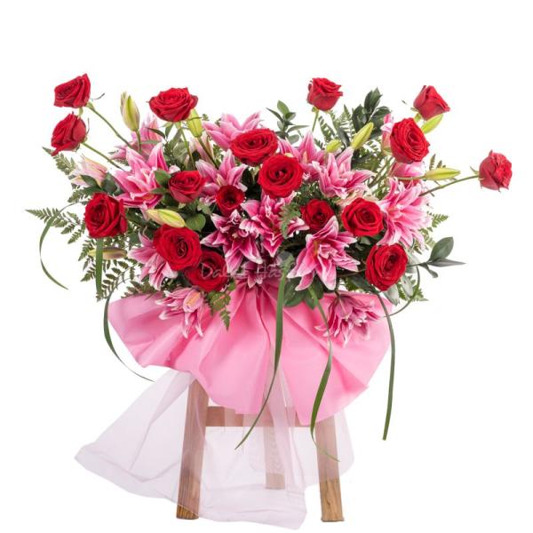 Kệ Hoa Chúc Mừng Mini 043