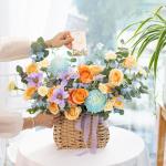 Giỏ Hoa Nắng Ấm Dịu Dàng 615