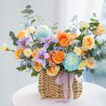 Giỏ Hoa Nắng Ấm Dịu Dàng 615