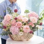 Giỏ Hoa Yêu Thương Nồng Ấm 628