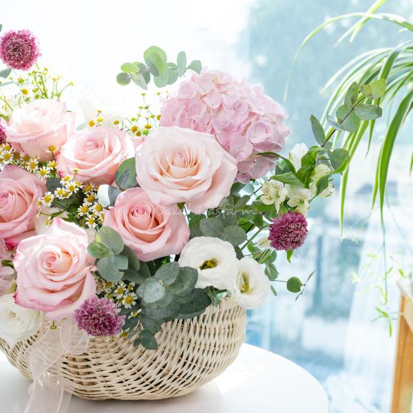 Giỏ Hoa Yêu Thương Nồng Ấm 628