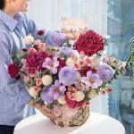 Giỏ Hoa Nắng Ấm Dịu Dàng 639