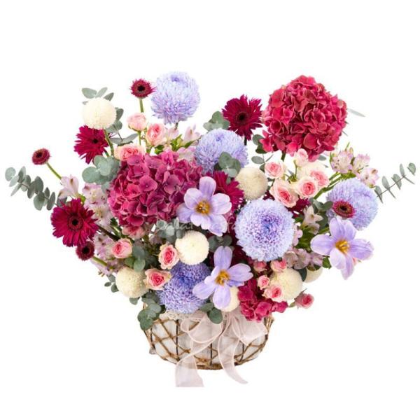 Giỏ Hoa Nắng Ấm Dịu Dàng 639