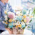 Giỏ Hoa Nắng Ấm Dịu Dàng 640