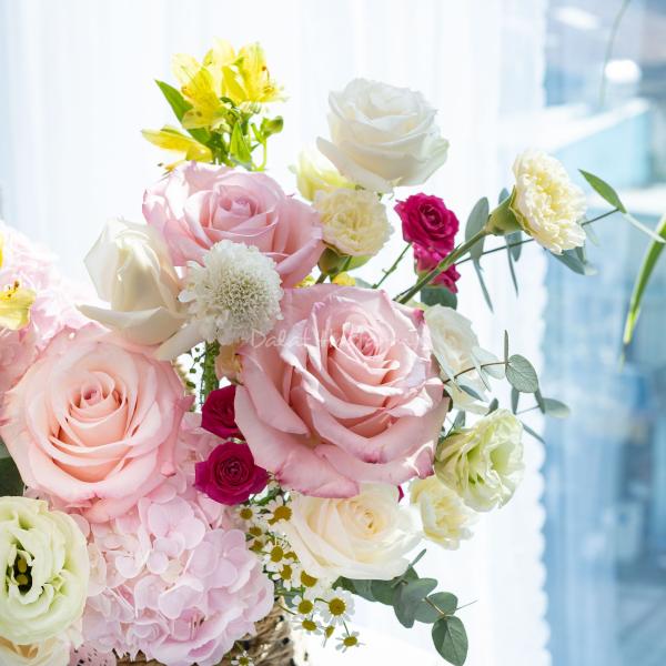 Giỏ Hoa Yêu Thương Nồng Ấm 636