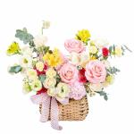 Giỏ Hoa Yêu Thương Nồng Ấm 636