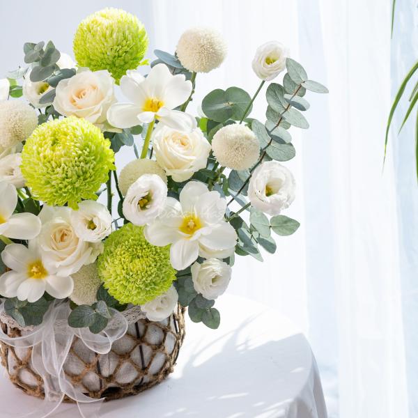 Giỏ Hoa Nắng Ấm Dịu Dàng 641