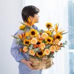 Giỏ Hoa Ánh Dương Rực Rỡ 643