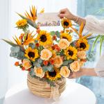 Giỏ Hoa Ánh Dương Rực Rỡ 643