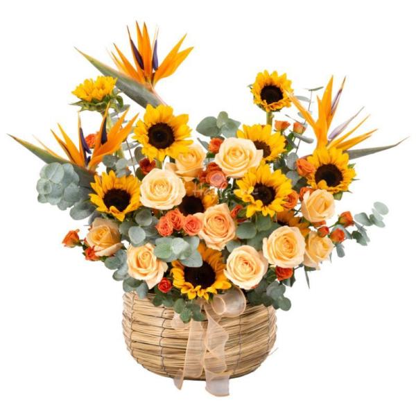 Giỏ Hoa Ánh Dương Rực Rỡ 643