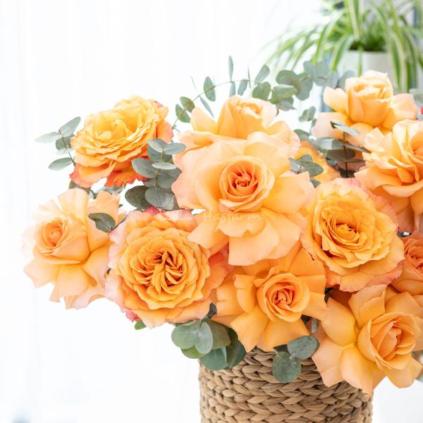 Giỏ Hoa Yêu Thương Nồng Ấm 649