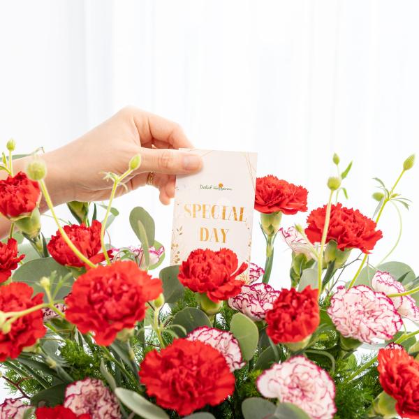 Giỏ Hoa Món Quà Hạnh Phúc 650