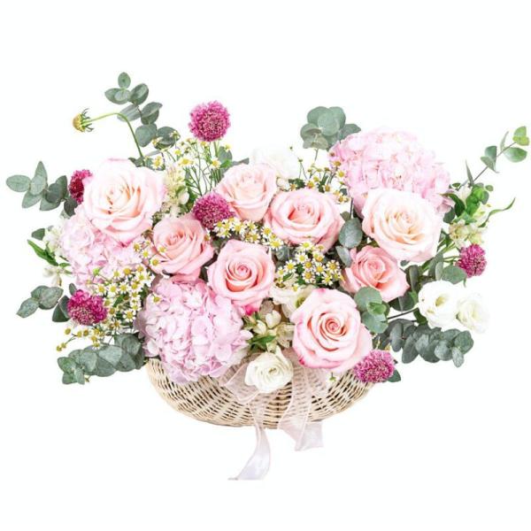 Giỏ Hoa Yêu Thương Nồng Ấm 628