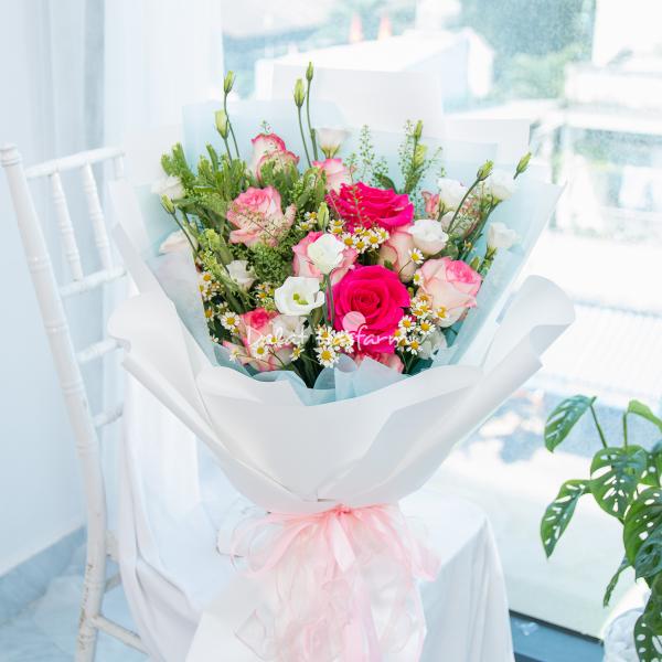 Bó Hoa Yêu Thương Nồng Ấm 580