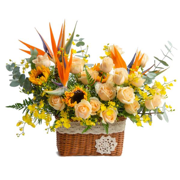 Giỏ Hoa Dẫn Lối Yêu Thương 249