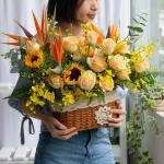 Giỏ Hoa Dẫn Lối Yêu Thương 249