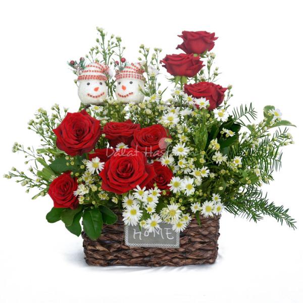 Giỏ Hoa Yêu Thương Đong Đầy 157