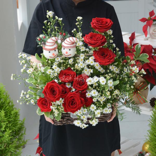 Giỏ Hoa Yêu Thương Đong Đầy 157