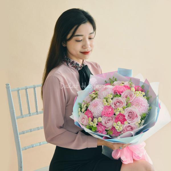 Bó Hoa Dịu Ngọt Yêu Thương 278