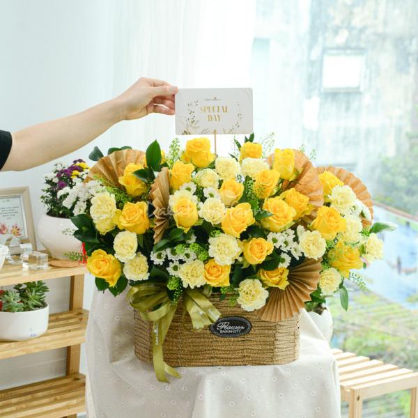 Giỏ Hoa Dẫn Lối Yêu Thương 294