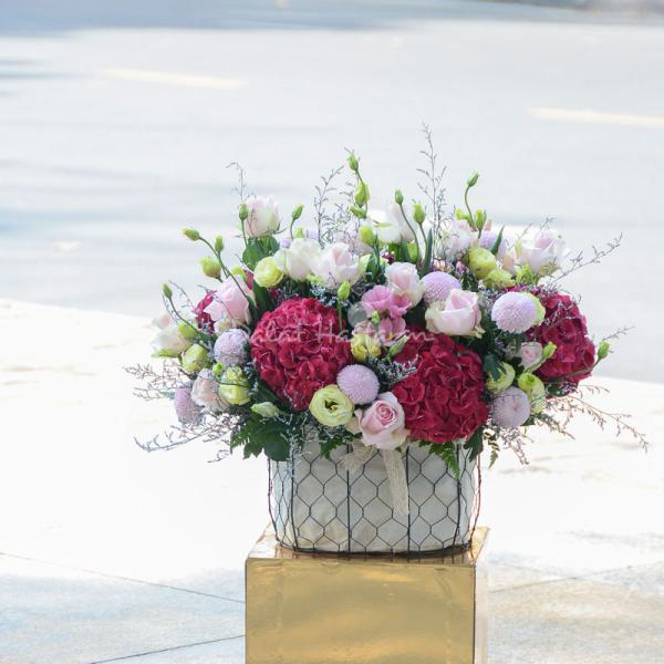Giỏ Hoa Tình Cảm Chân Thành 200