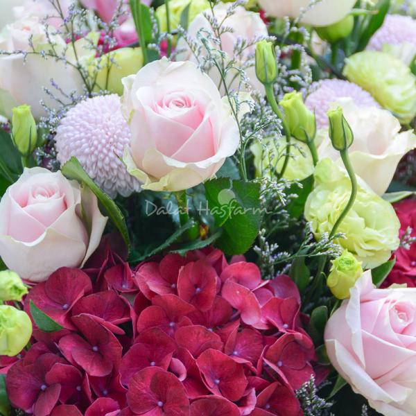 Giỏ Hoa Tình Cảm Chân Thành 200