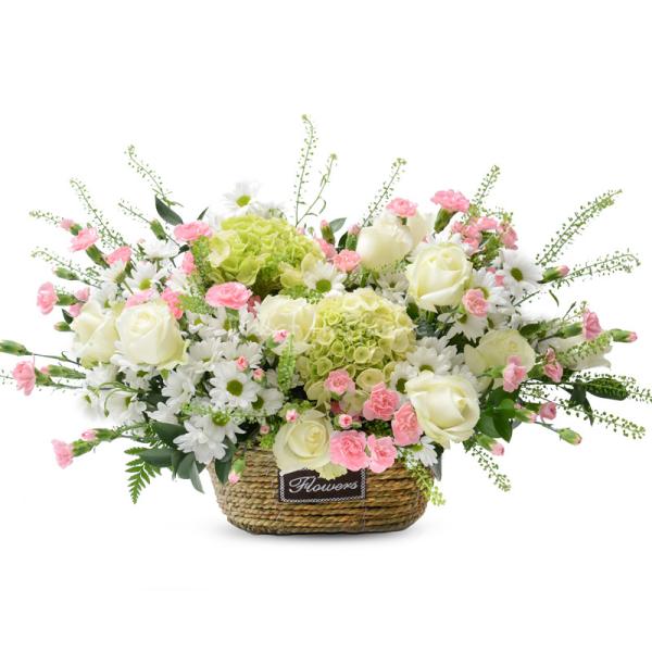 Giỏ Hoa Tình Cảm Chân Thành 196