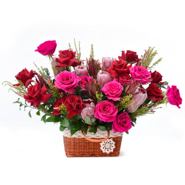 Giỏ Hoa Yêu Thương Nồng Ấm 188