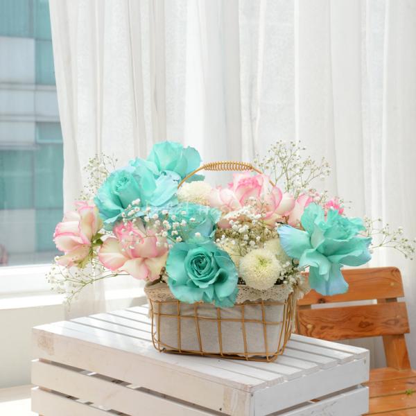 Giỏ Hoa Yêu Thương Nồng Ấm 191