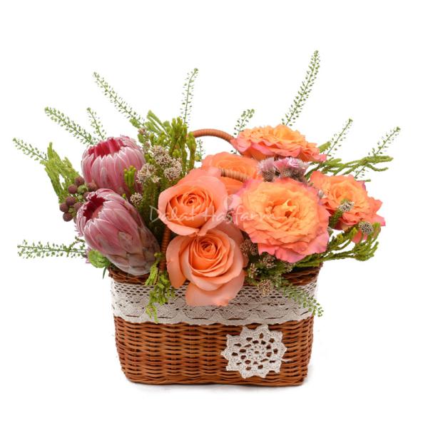 Giỏ Hoa Yêu Thương Nồng Ấm 189