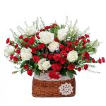 Giỏ Hoa Món Quà Hạnh Phúc 215