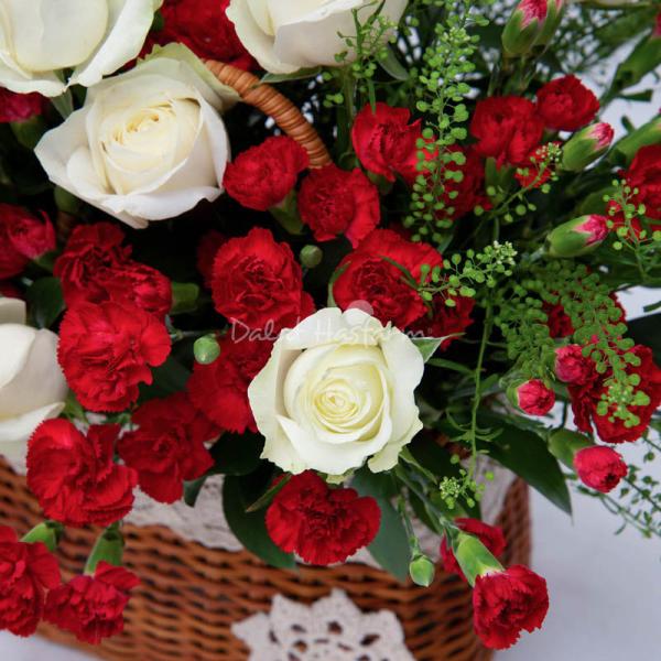 Giỏ Hoa Món Quà Hạnh Phúc 215