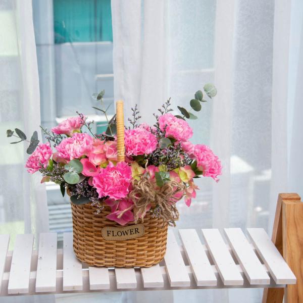 Giỏ Hoa Món Quà Hạnh Phúc 220