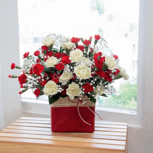 Giỏ Hoa Món Quà Hạnh Phúc 210