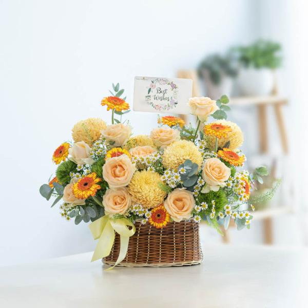 Giỏ Hoa Yêu Thương Trân Quý 347