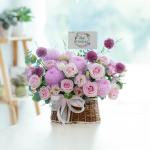 Giỏ Hoa Dịu Ngọt Yêu Thương 364