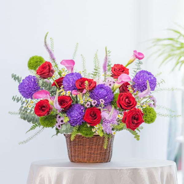 Giỏ Hoa Yêu Thương Đong Đầy 509