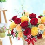 Giỏ Hoa Yêu Thương Đong Đầy 370