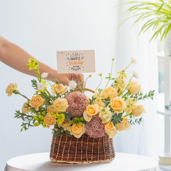 Giỏ Hoa Dẫn Lối Yêu Thương 512