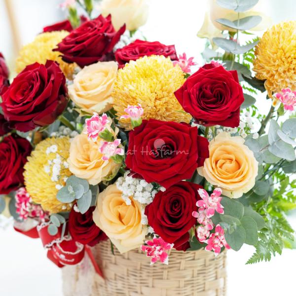 Giỏ Hoa Yêu Thương Đong Đầy 370