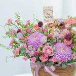 Giỏ Hoa Dịu Ngọt Yêu Thương 507