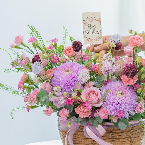 Giỏ Hoa Dịu Ngọt Yêu Thương 507