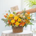 Giỏ Hoa Dẫn Lối Yêu Thương 518